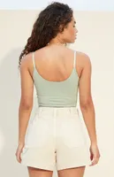 PacSun Sand High Waisted Workwear Carpenter Shorts