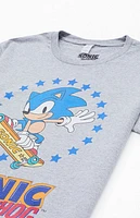Kids Sonic The Hedgehog Skateboard T-Shirt