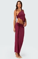 Frankie Asymmetric Drawstring Top