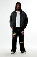 True Religion Big Patch Baggy Sweatpants