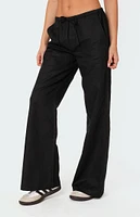 Maison Straight Leg Linen Pants