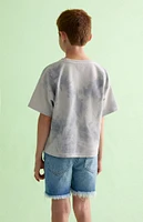 PacSun Kids Cloudy Dyed Boxy T-Shirt