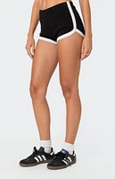 Edikted Elana Contrast Micro Shorts