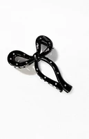 LA Hearts Rhinestone Bow Hair Claw Clip