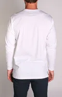 White Density Premium Long Sleeve T-Shirt