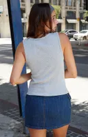 John Galt Silver Natasha Tank Top