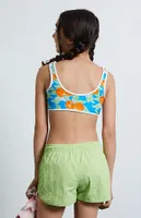 PacSun Kids Blue Clementine Bikini Top & Bottom Set