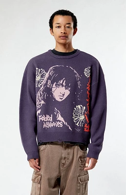 PacSun Faded Memories Cropped Sweater