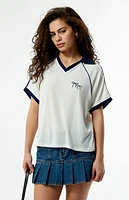 Your Favorite Kelli Pointelle Polo Shirt