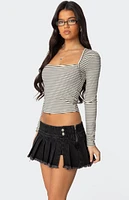 Edikted Alex Striped Top