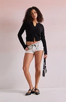 Beverly and Beck Tie Front Bloomer Shorts