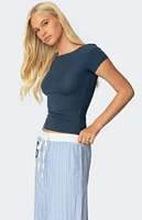 Edikted Becca Boat Neck Top