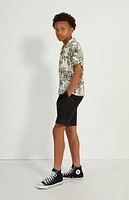 Pacsun Kids Black Volley Shorts