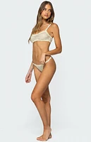 Edikted Livvy Sheer Lace Scoop Bralette