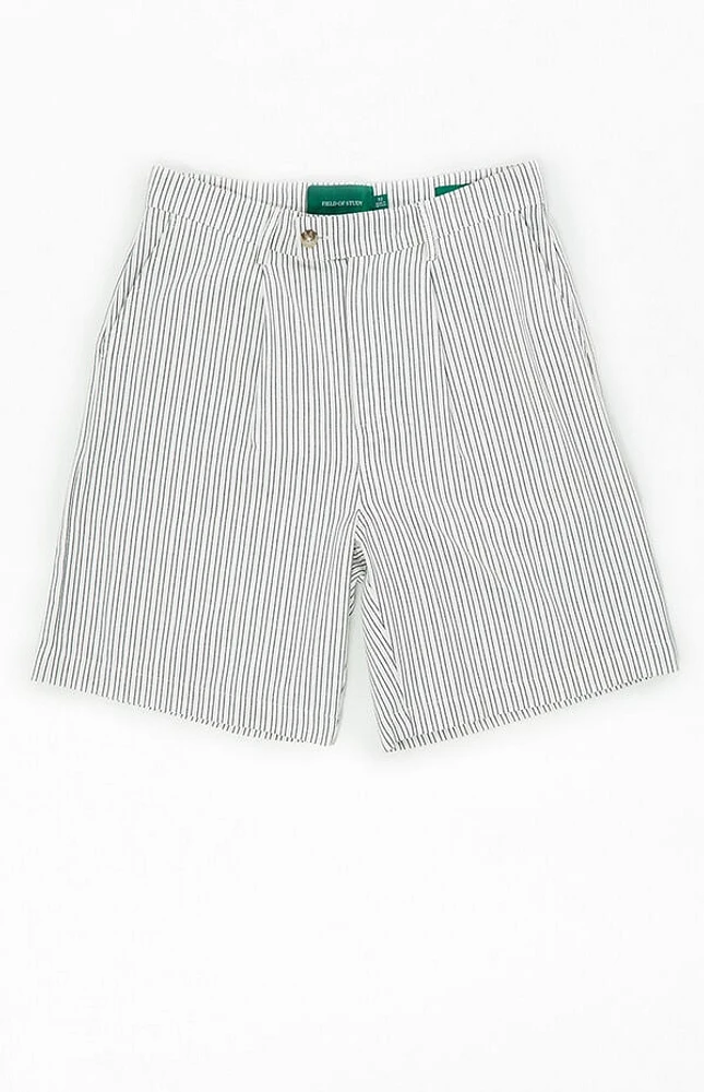 FIELD OF STUDY by Pacsun Striped Linen Baggy Shorts