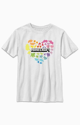 Kids Minecraft Heart T-Shirt