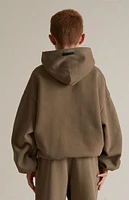 Fear of God Essentials Kids Military Heavy Fleece Hoodie