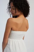 Strapless Midi Dress