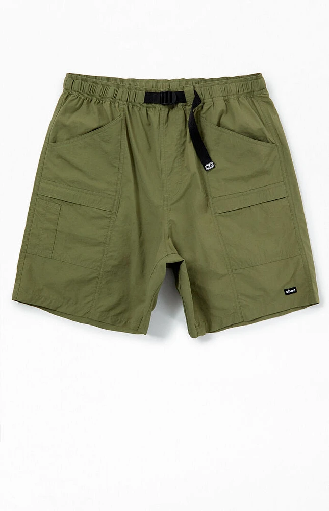 Obey Route Nylon Shorts