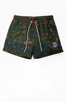The Met x PacSun Floral 4.5" Swim Trunks