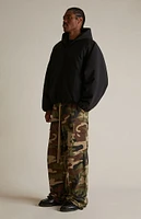 Fear of God Essentials Black Military Hooded Jacket