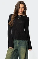 Edikted Drop Shoulder Light Knit Sweater