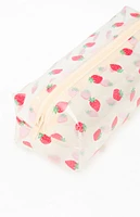 John Galt Strawberry Makeup Bag