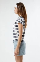 Obey Sol Striped Polo Shirt