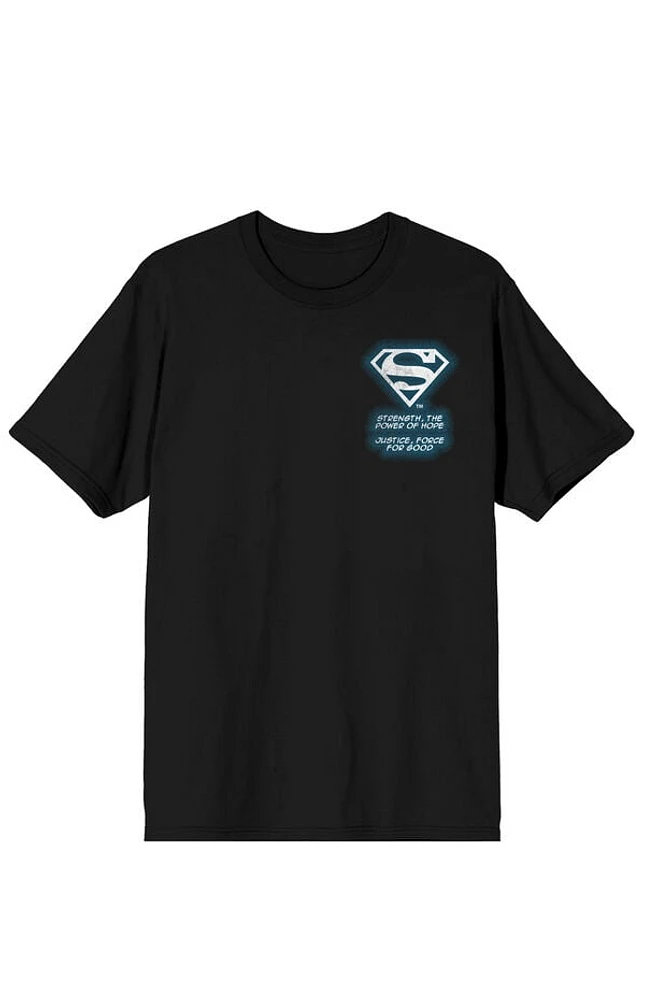 Superman Lightning Oversized Graphic T-Shirt