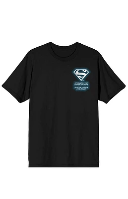 Superman Lightning Oversized Graphic T-Shirt