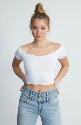 Brittany Seamless Off-The-Shoulder Top