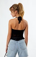 LA Hearts Estelle Knit Halter Top