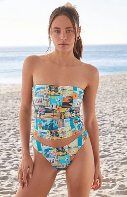 Roxy Postcards From Paradise Tank Bikini Top