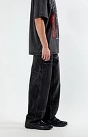 Pacsun Embellished Baggy Carpenter Jeans