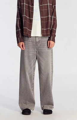 Pacsun Gray Extreme Baggy Jeans