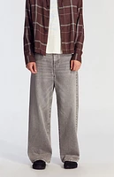 Pacsun Gray Extreme Baggy Jeans