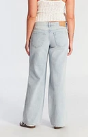 PacSun Casey Low Rise Baggy Jeans Light Indigo Wash