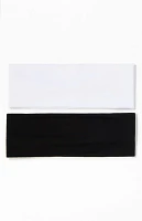 LA Hearts 2 Pack Basic Soft Headbands