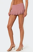 Edikted Kobi Ruffled Mini Skort