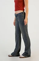 PacSun Jade Low Rise Bootcut Jeans Dark Indigo