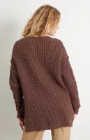 Free People Whistle Thermal Henley Long Sleeve Top