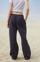 John Galt Navy Anastasia Tie Baggy Sweatpants