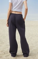 John Galt Navy Anastasia Tie Baggy Sweatpants