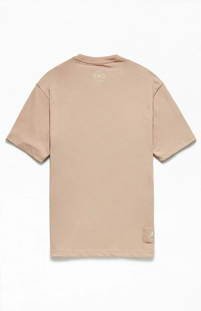 Air Jordan x Union Beige Short Sleeve T-Shirt