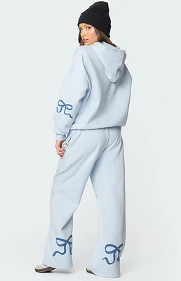 Edikted Bonney Bow Detail Sweatpants