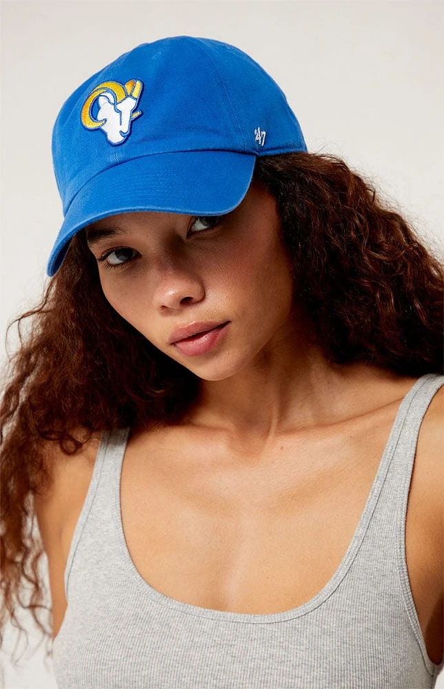 47 Brand Los Angeles Rams Clean Up Dad Hat