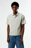 PacSun Oxford Striped Camp Shirt