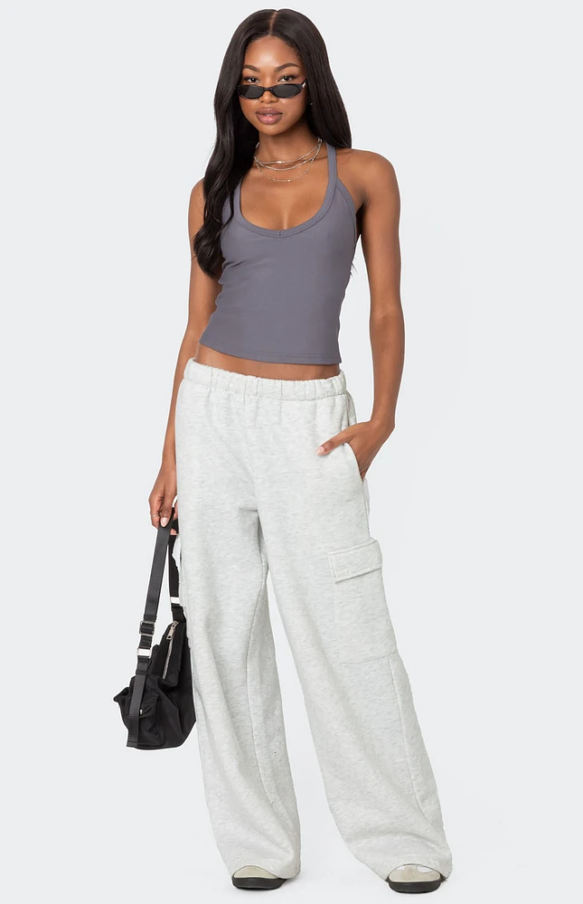 Edikted Racer Back Halter Top