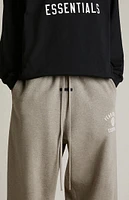 Fear of God Essentials Heather Grey University Fleece Relaxed Sweatpants