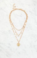 LA Hearts Gracie Layered Necklace